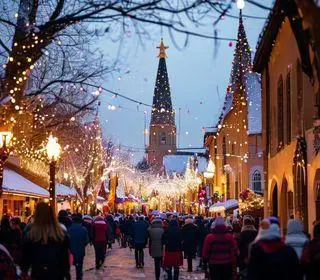 celebrações de Natal e ano novo