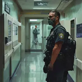 agressão em hospital