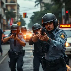 tiroteio em São Paulo