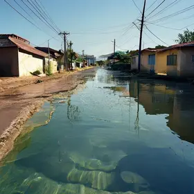 falta de água no bairro Ipiranga