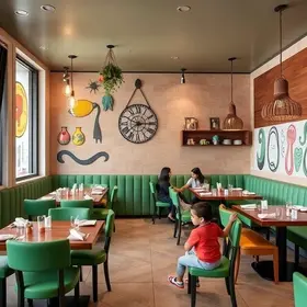 restaurante com espaço kids
