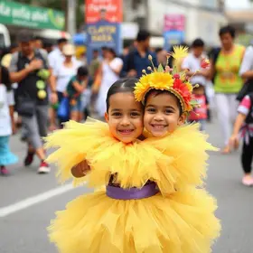 Carnaval com crianças em São Paulo