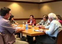 reunião com representantes do conselho participativo