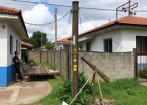 poste torto no Ipiranga